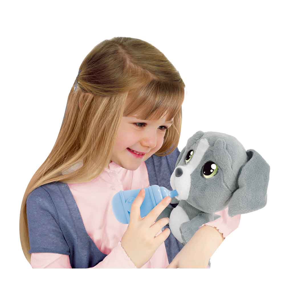 EMOTION PETS Сиво кученце с истински сълзи