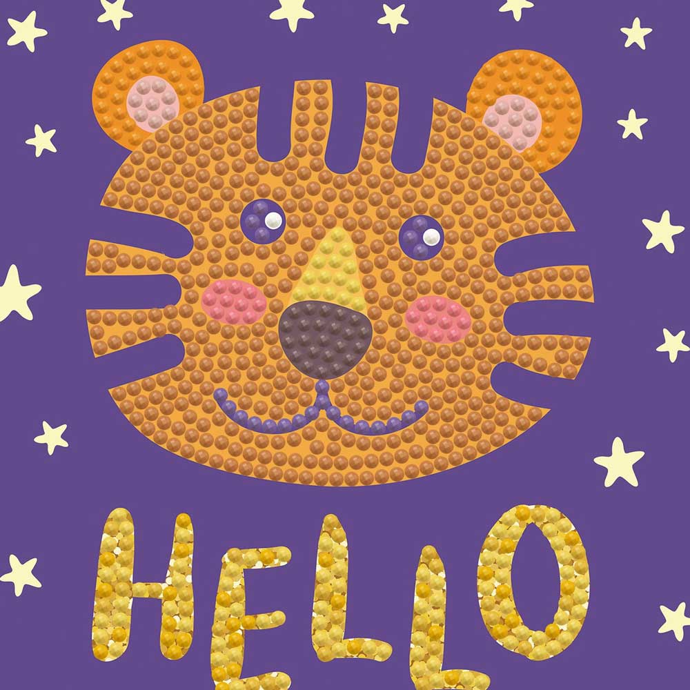 Diamond Dotz Диамантен гоблен Hello Tiger 771 диаманта