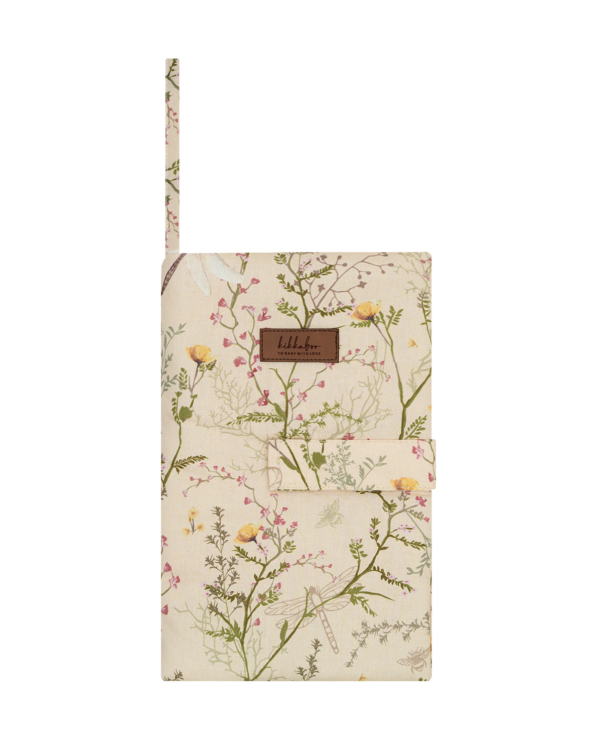 KikkaBoo Несесер за памперси Secret Garden Beige