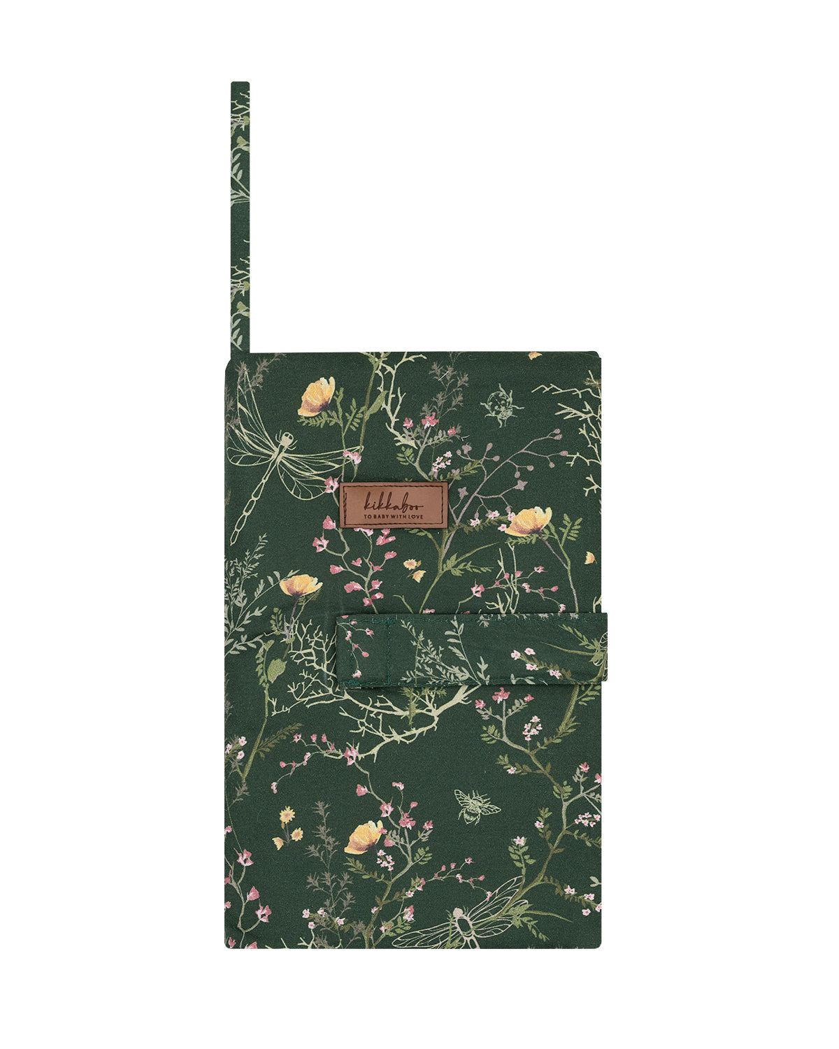 KikkaBoo Несесер за памперси Secret Garden Green