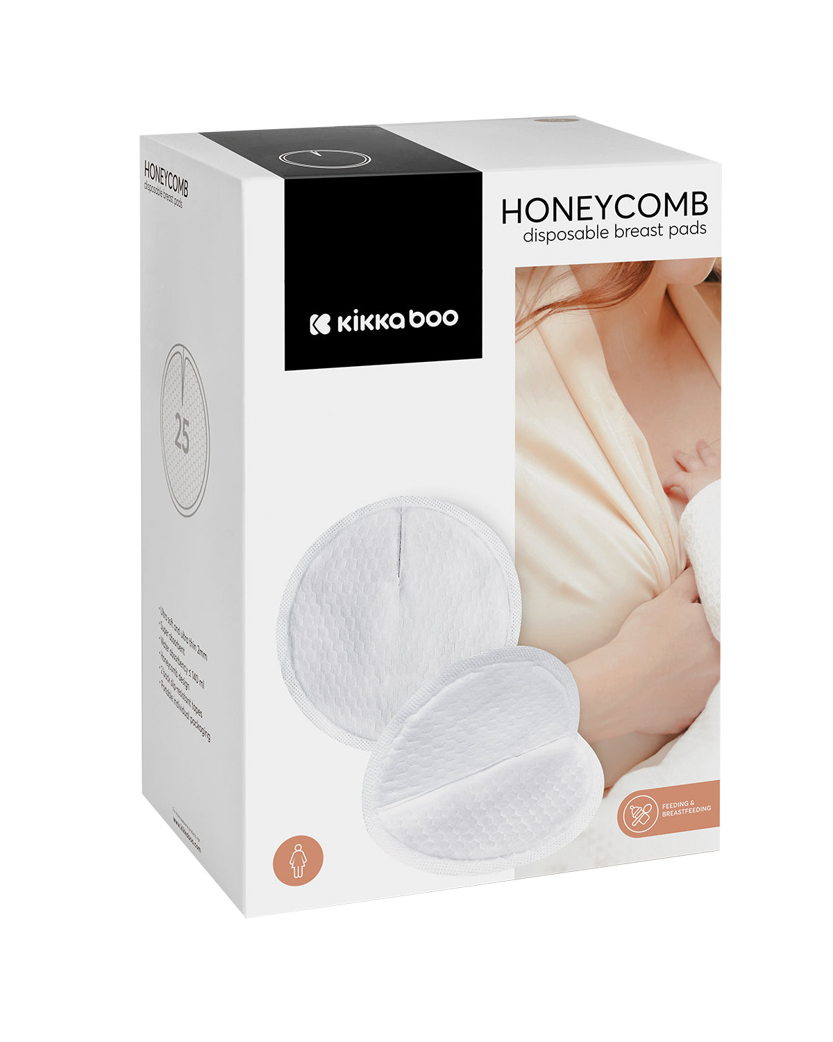 KikkaBoo Подплънки за гърди еднократни Honeycomb 25 бр