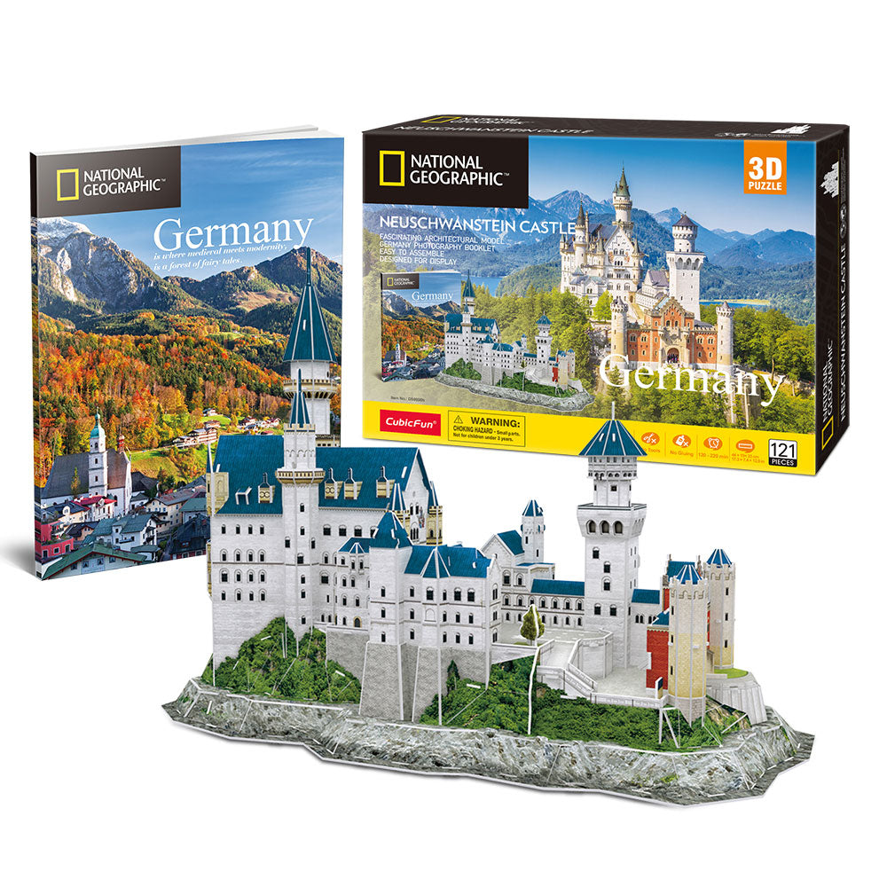 CubicFun Пъзел 3D National Geographic Germany Neuschwanstein Castle 121ч.