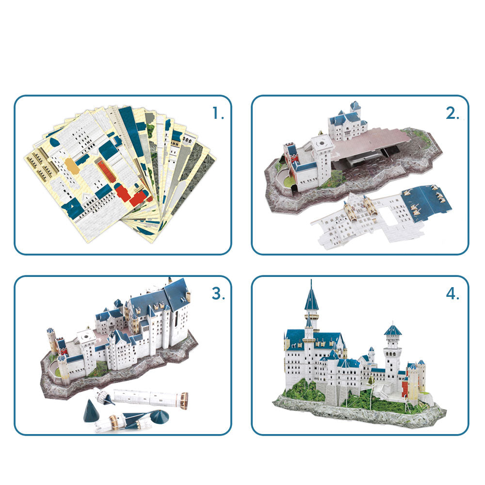 CubicFun Пъзел 3D National Geographic Germany Neuschwanstein Castle 121ч.