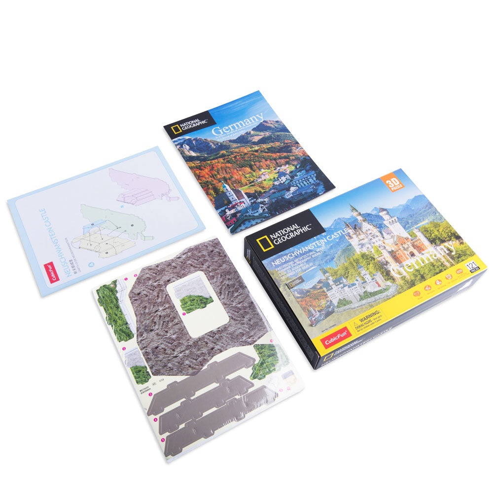 CubicFun Пъзел 3D National Geographic Germany Neuschwanstein Castle 121ч.