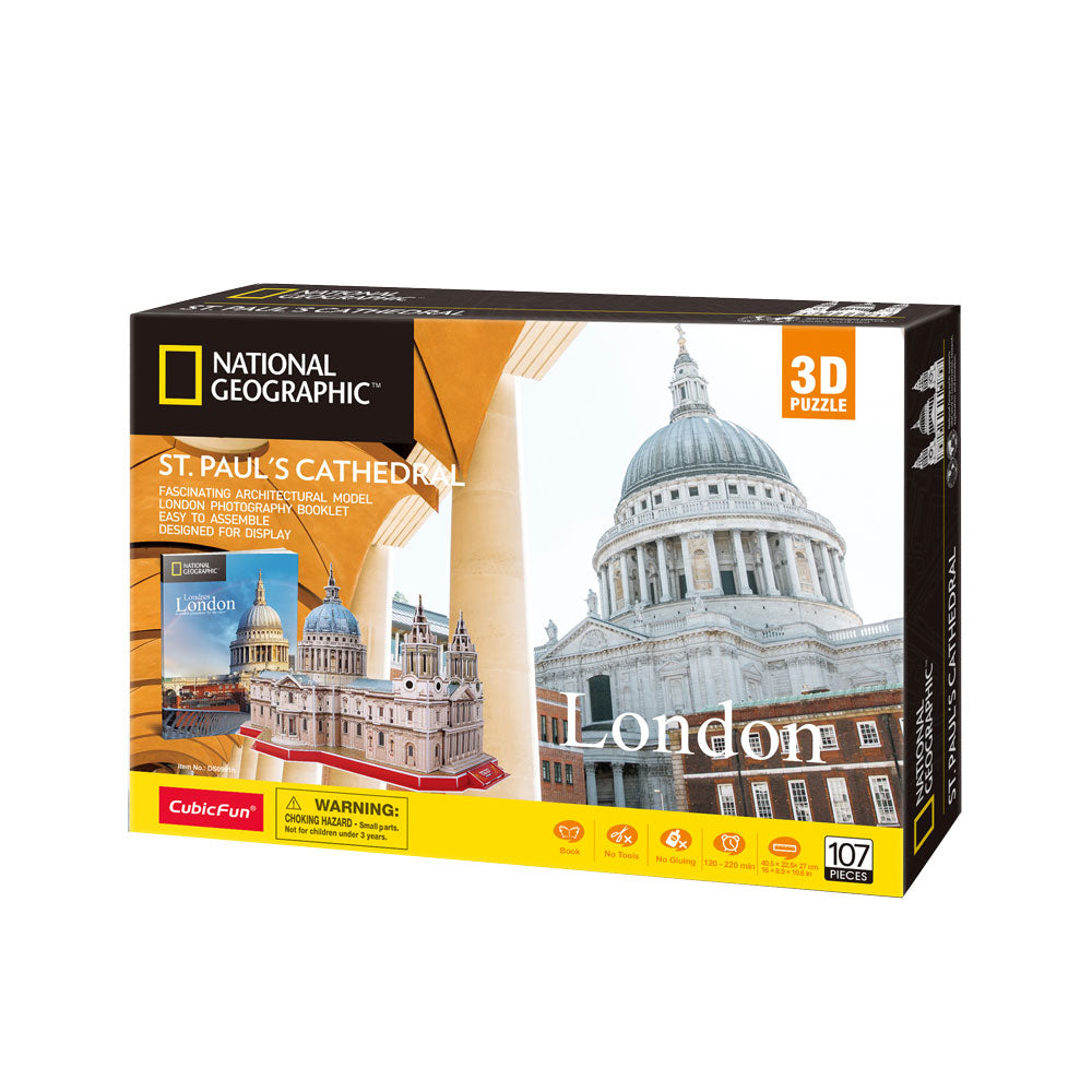 CubicFun Пъзел 3D National Geographic St Paul's Cathedral 107ч.