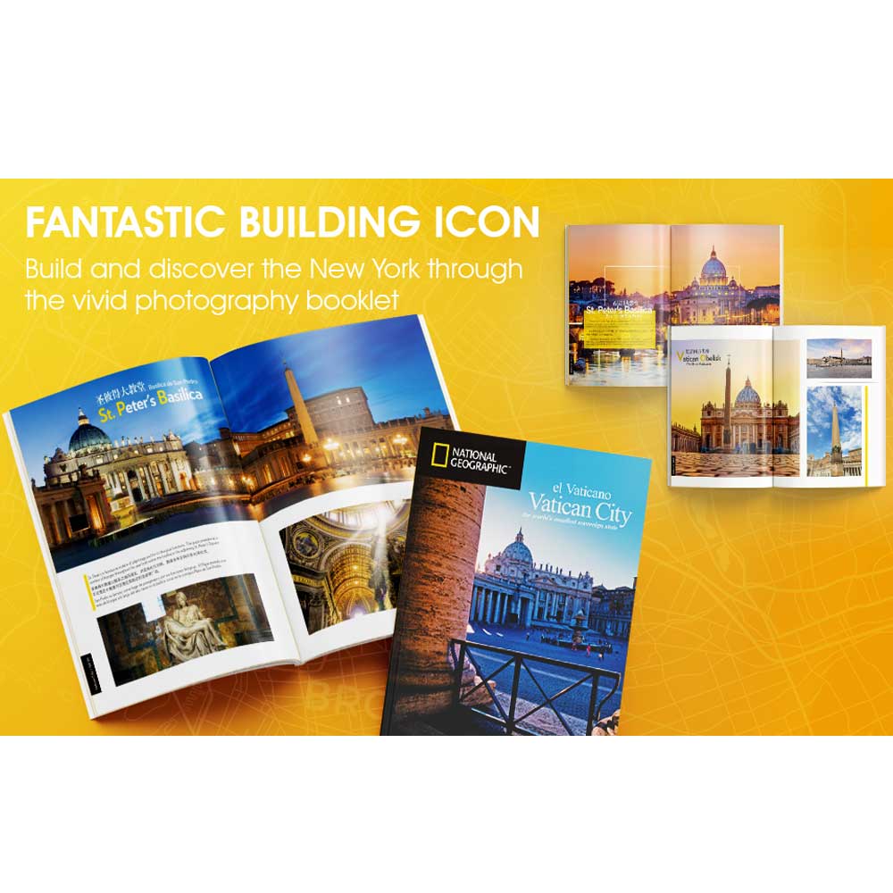 CubicFun Пъзел 3D National Geographic Vatican St.Peter's Basilica 101ч.