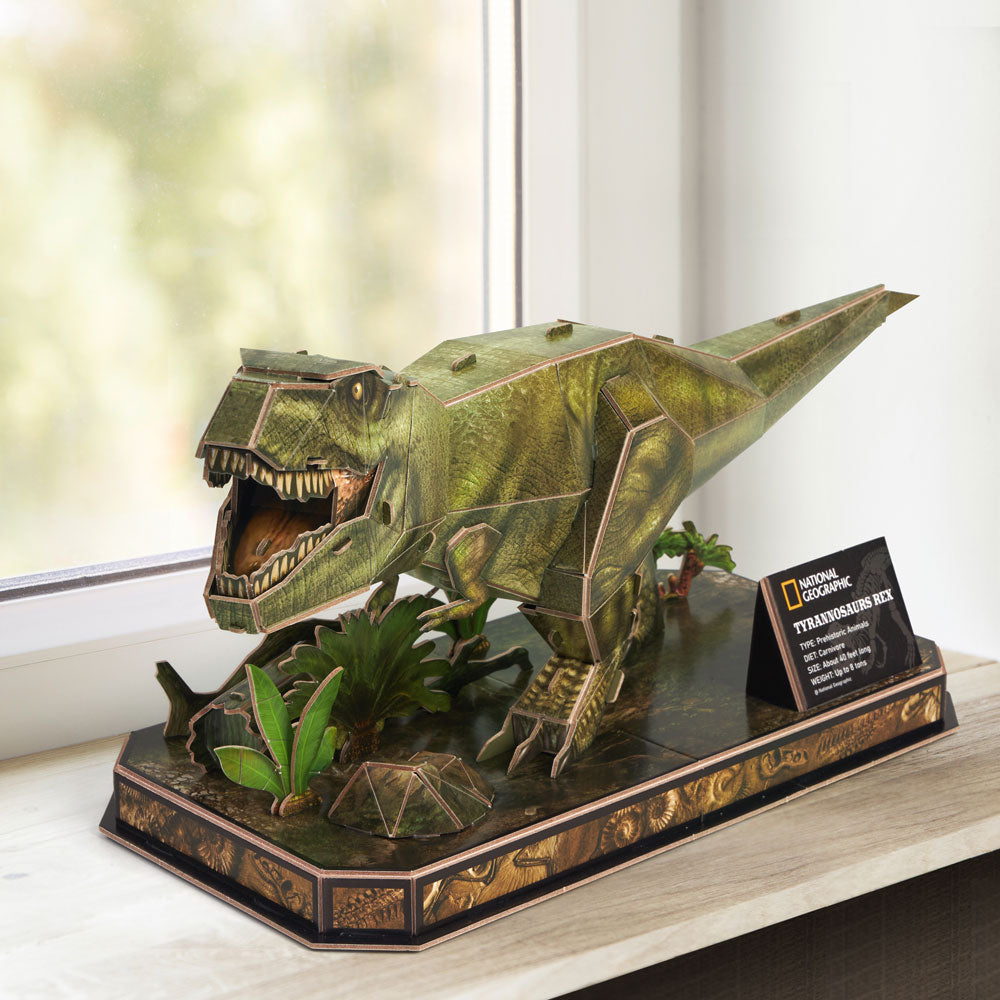 CubicFun Пъзел 3D National Geographic Tyrannosaurus Rex 52ч.