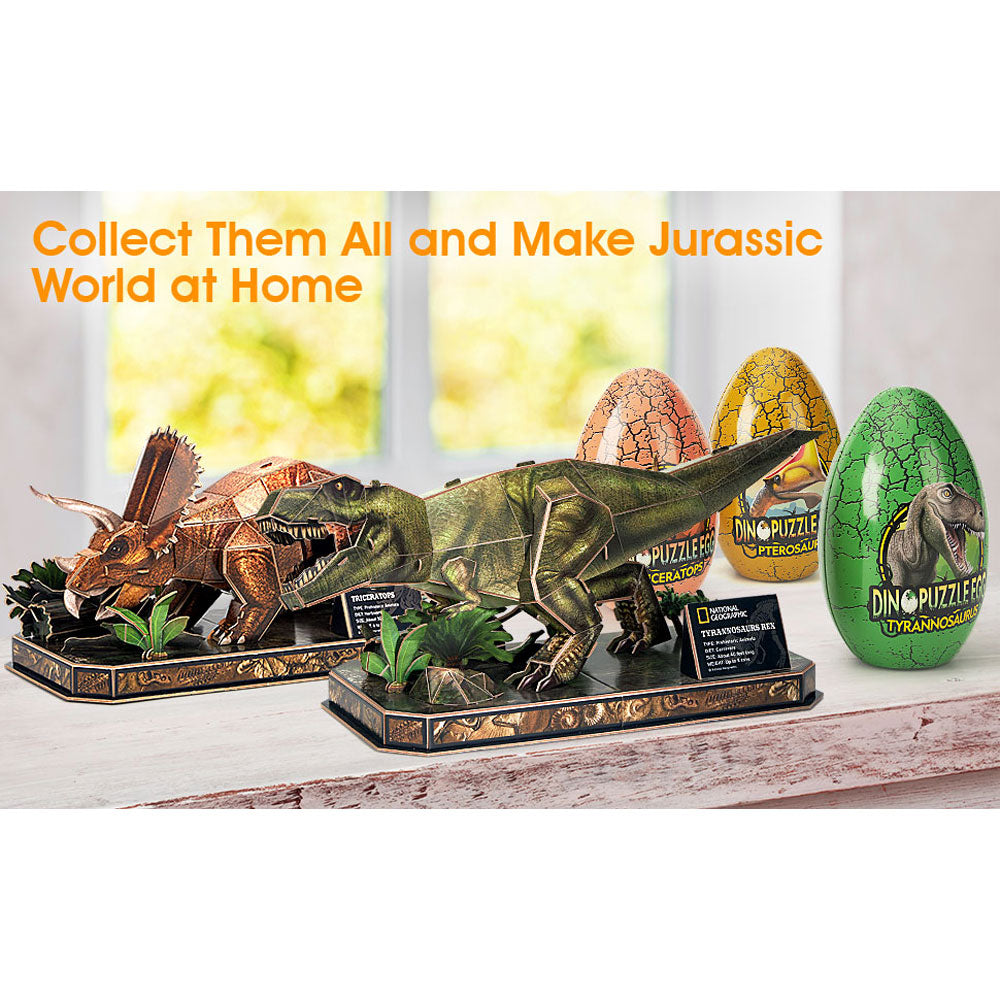 CubicFun Пъзел 3D National Geographic Triceratops 44ч.