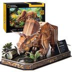 CubicFun Пъзел 3D National Geographic Triceratops 44ч.