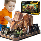 CubicFun Пъзел 3D National Geographic Triceratops 44ч.