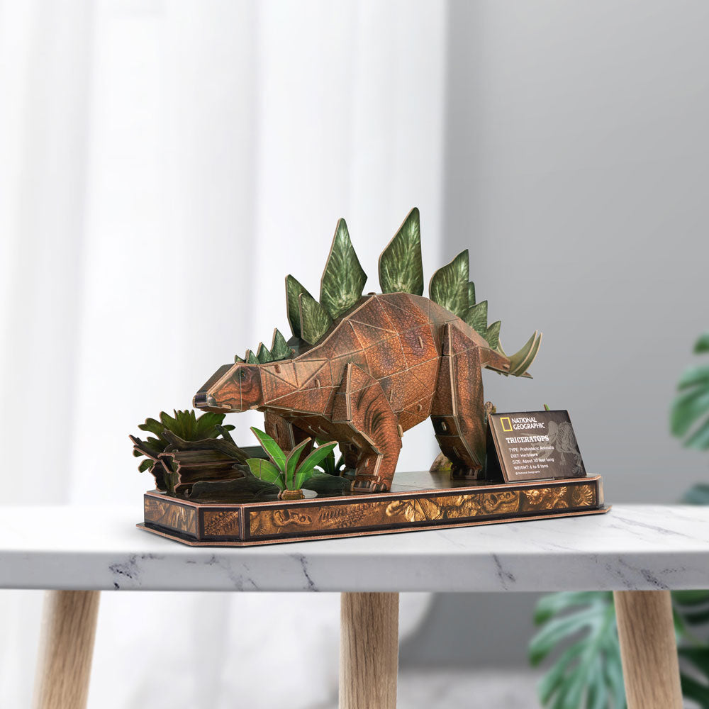 CubicFun Пъзел 3D National Geographic Stegosaurus 62ч.