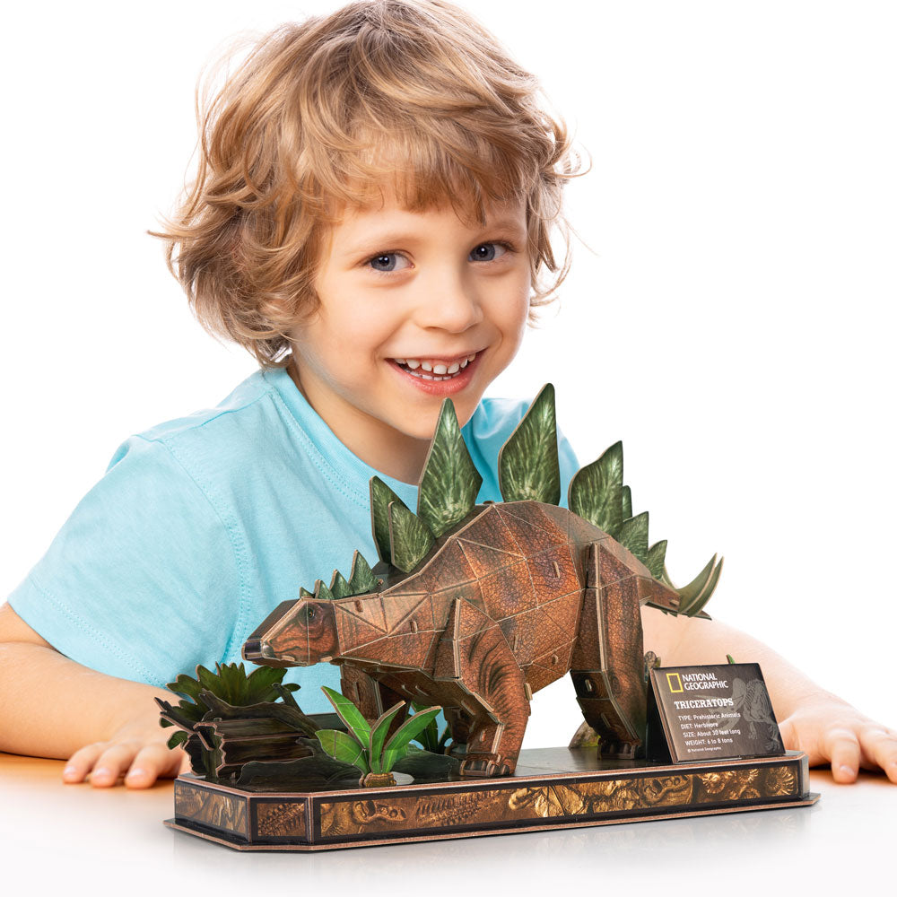 CubicFun Пъзел 3D National Geographic Stegosaurus 62ч.