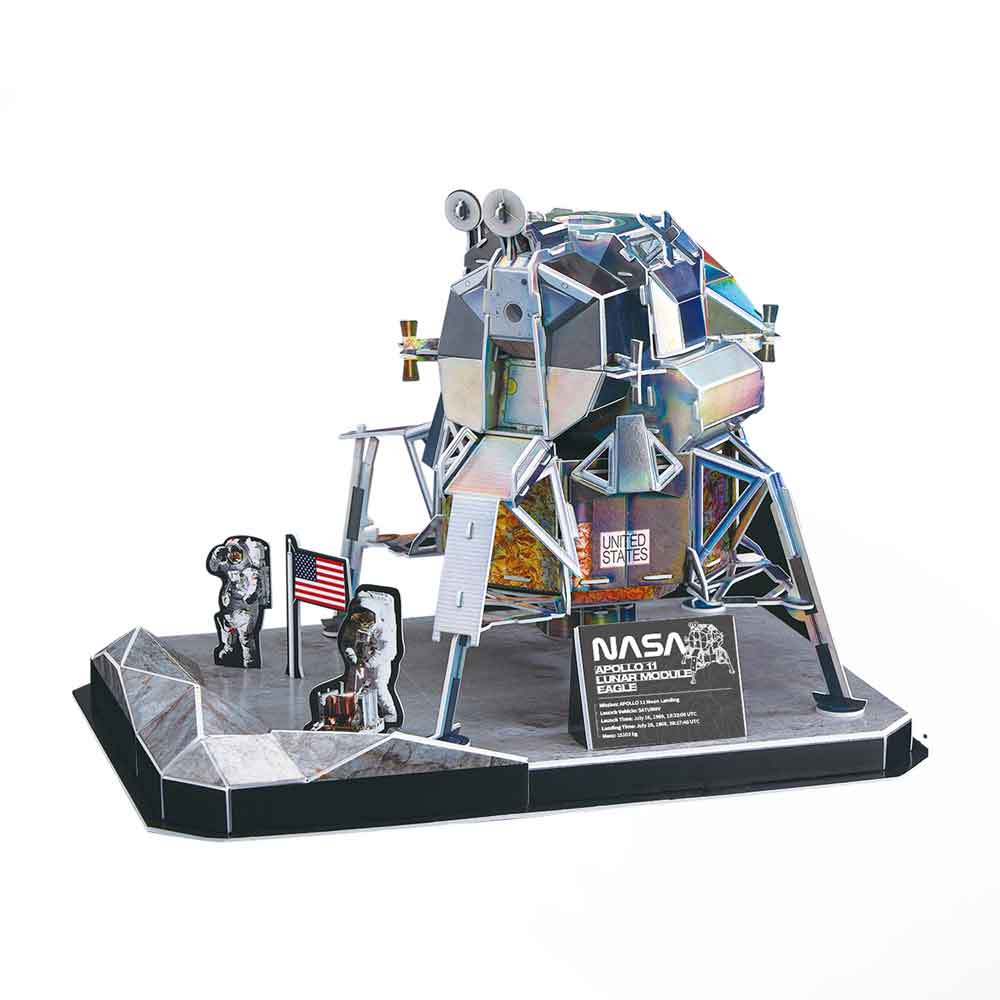 CubicFun Пъзел 3D NASA Лунен модул Apollo 11 Eagle 93ч.