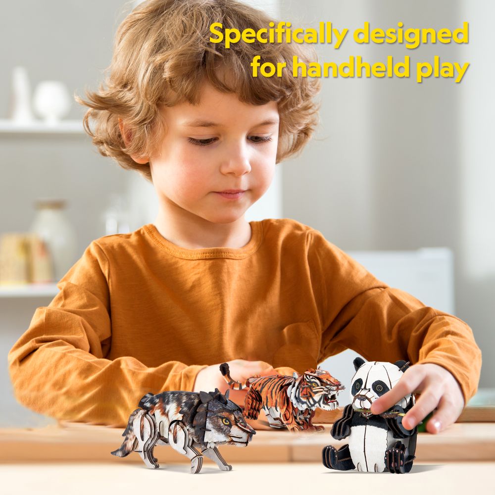CubicFun Пъзел 3D Wild Animals Панда 55ч.