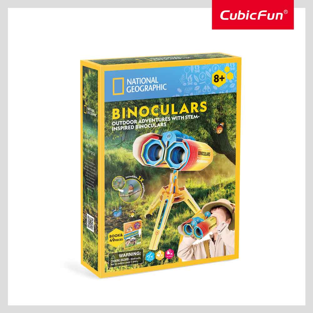 CubicFun Пъзел 3D National Geographic Бинокъл 49ч.