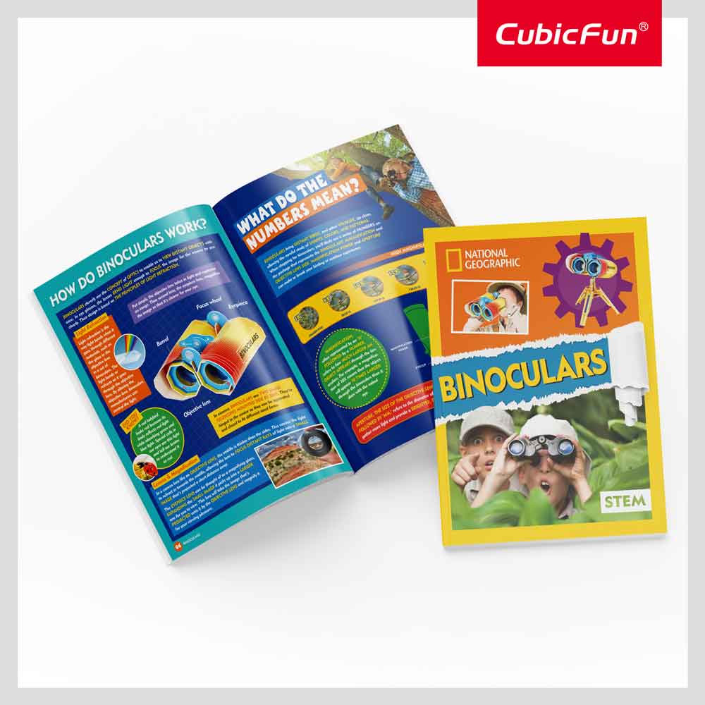 CubicFun Пъзел 3D National Geographic Бинокъл 49ч.