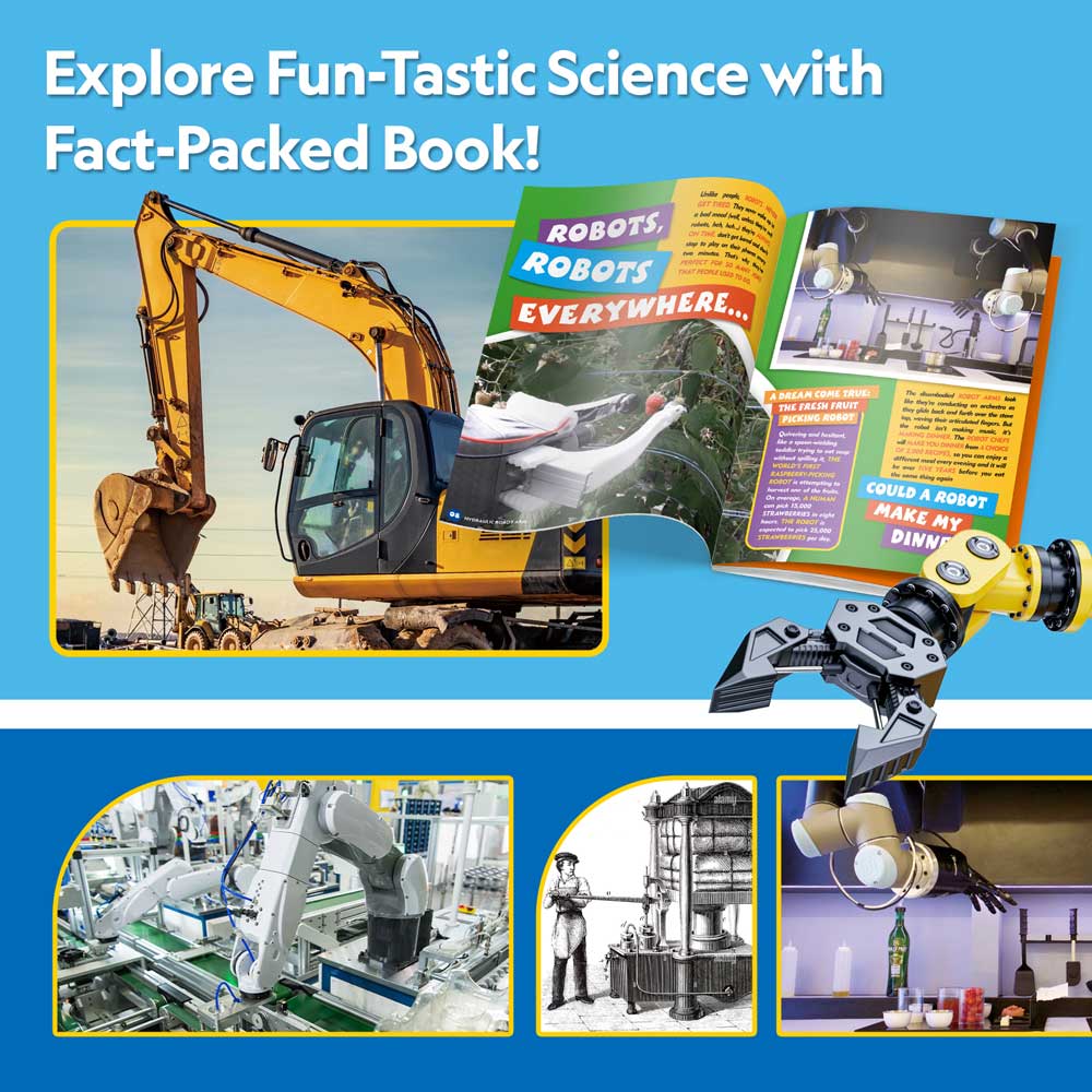 CubicFun 3D пъзел National Geographic STEM Робот с хидравлична ръка
