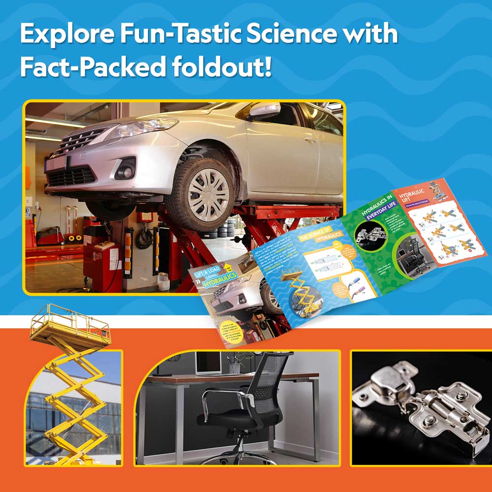 CubicFun 3D пъзел National Geographic STEM Хидравличен асансьор
