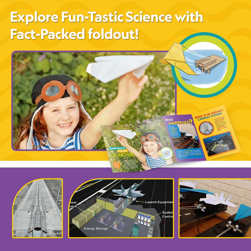 CubicFun 3D пъзел National Geographic STEM Самолет с изстревлачка