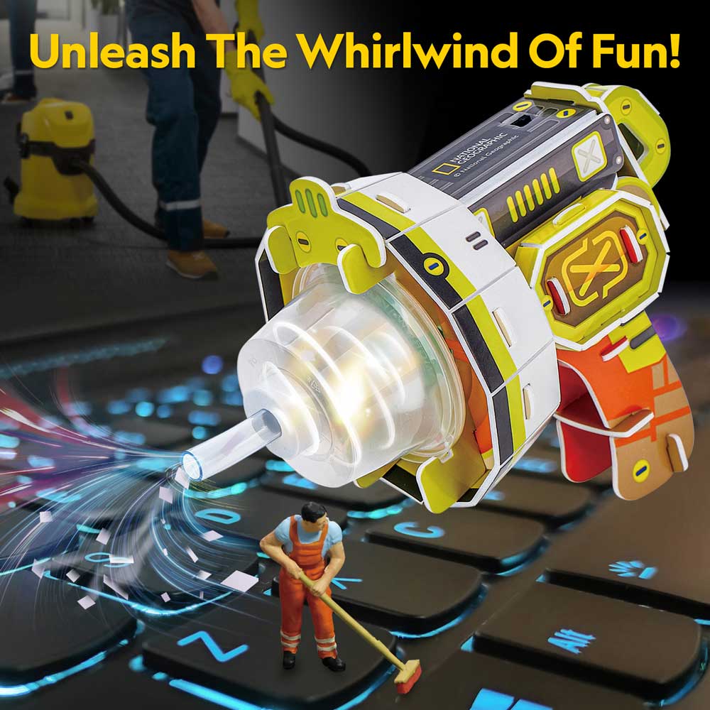 CubicFun 3D пъзел National Geographic STEM Прахосмукачка