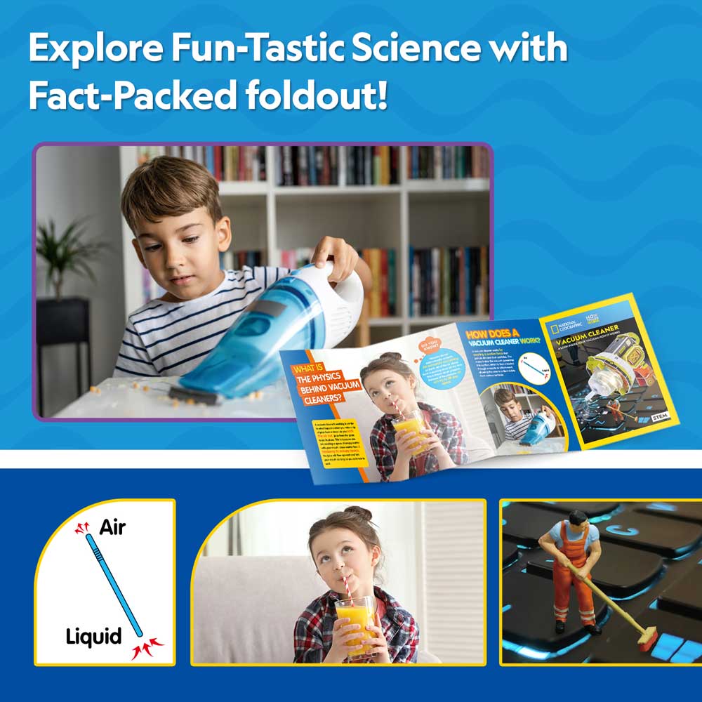 CubicFun 3D пъзел National Geographic STEM Прахосмукачка