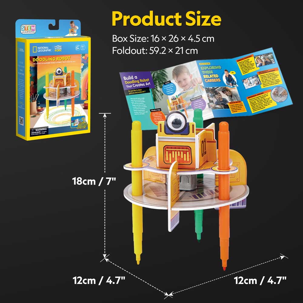 CubicFun 3D пъзел National Geographic STEM Рисуващ робот