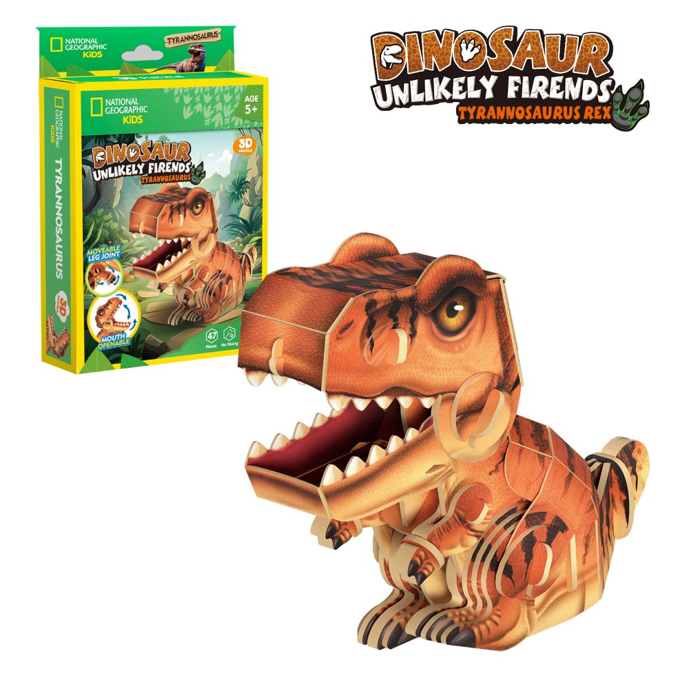 CubicFun Пъзел 3D Dinosaur Тиранозавър 47ч.