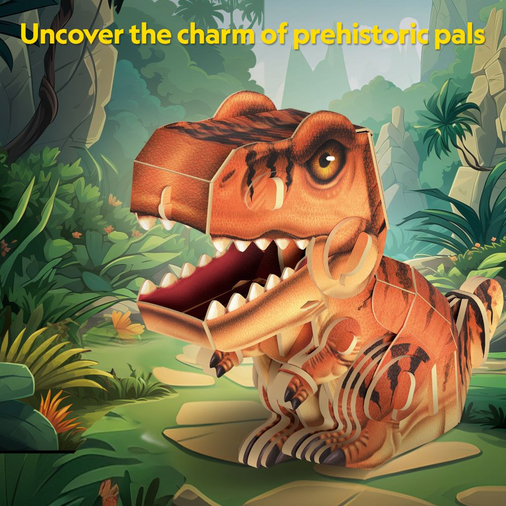 CubicFun Пъзел 3D Dinosaur Тиранозавър 47ч.