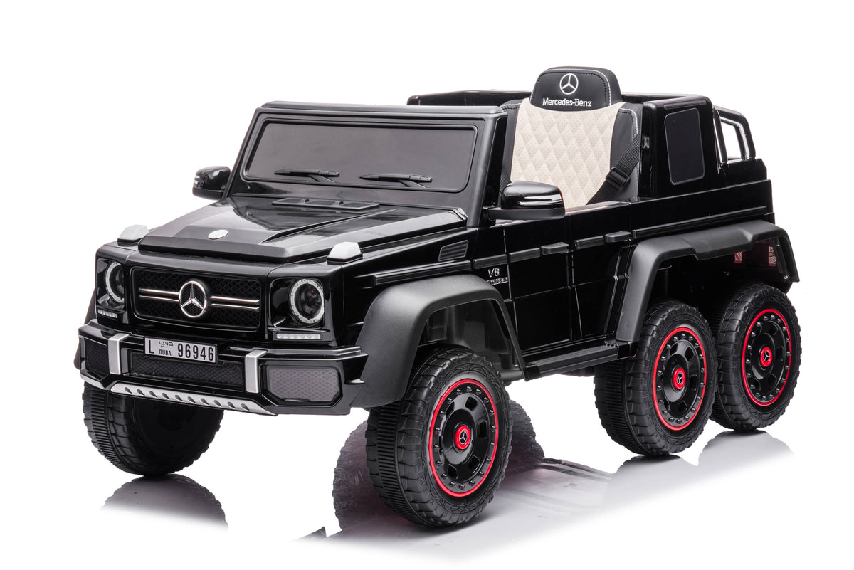 KikkaBoo Акумулаторна кола Licensed Mercedes Benz G63 AMG 6*6 Black
