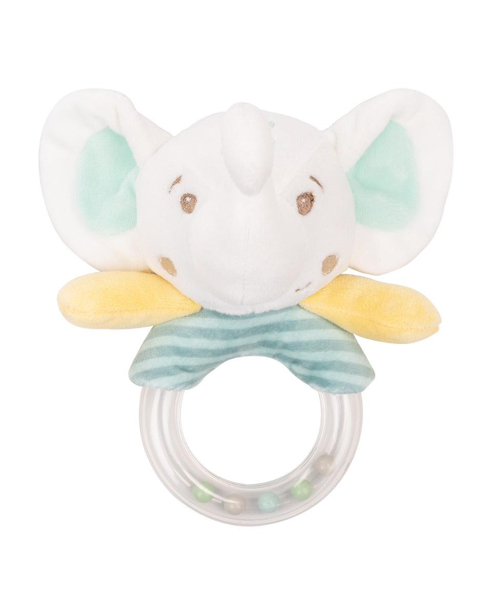 KikkaBoo Играчка плюшена дрънкалка Elephant Time
