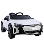 Кола Акумулаторна 12V AUDI RS ETRON GT с кожена седалка и родителски контрол Бяла