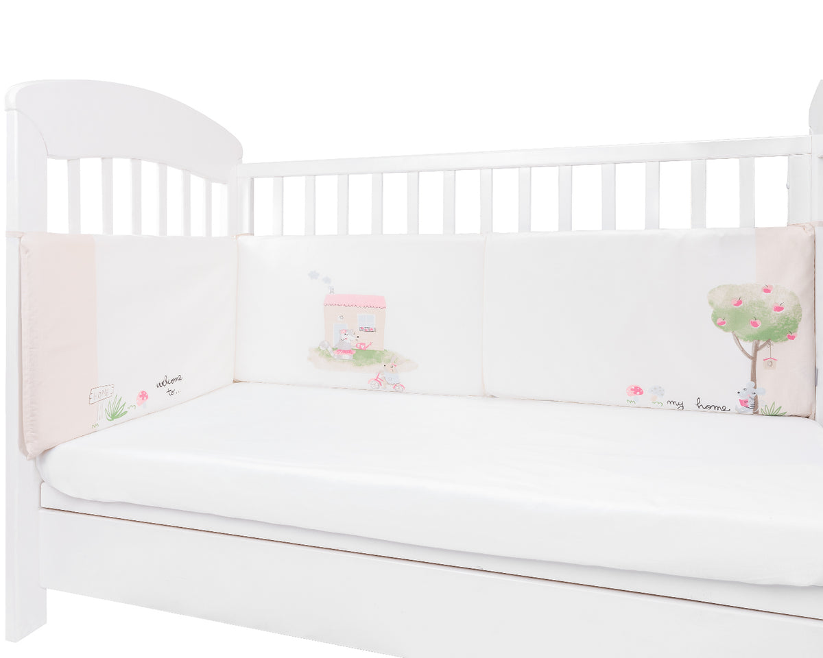 KikkaBoo Обиколник с дунапрен My Home 180см