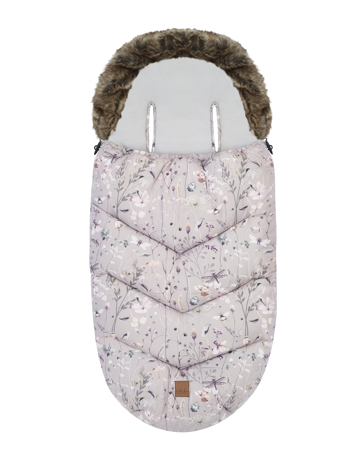 KikkaBoo Чувалче за количка Luxury Dreamy Fields Grey