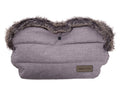 KikkaBoo Ръкавица за количка Fur Melange Grey