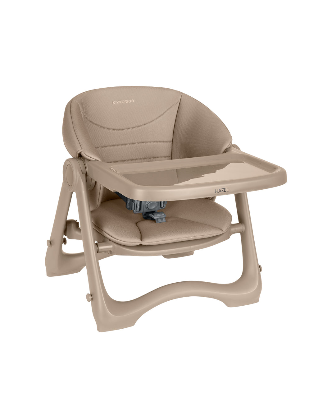 KikkaBoo Сгъваемо столче за хранене 3в1 Hazel Beige