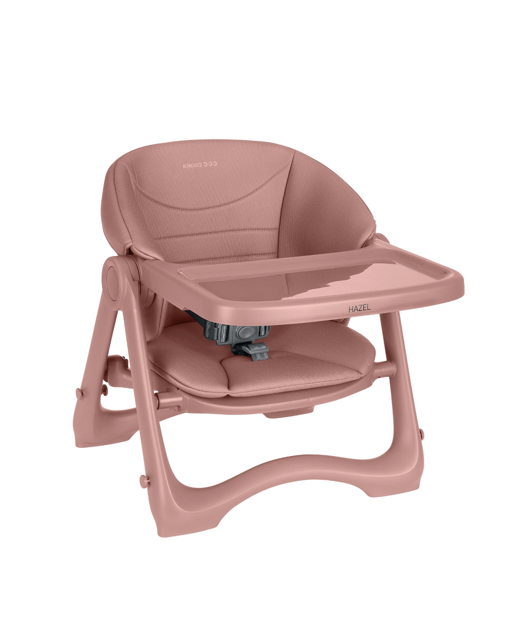 KikkaBoo Сгъваемо столче за хранене 3в1 Hazel Pink