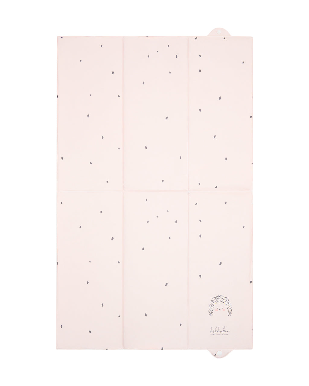 KikkaBoo Сгъваема PVC подложка за повиване 50x80 см Hedge-hugs