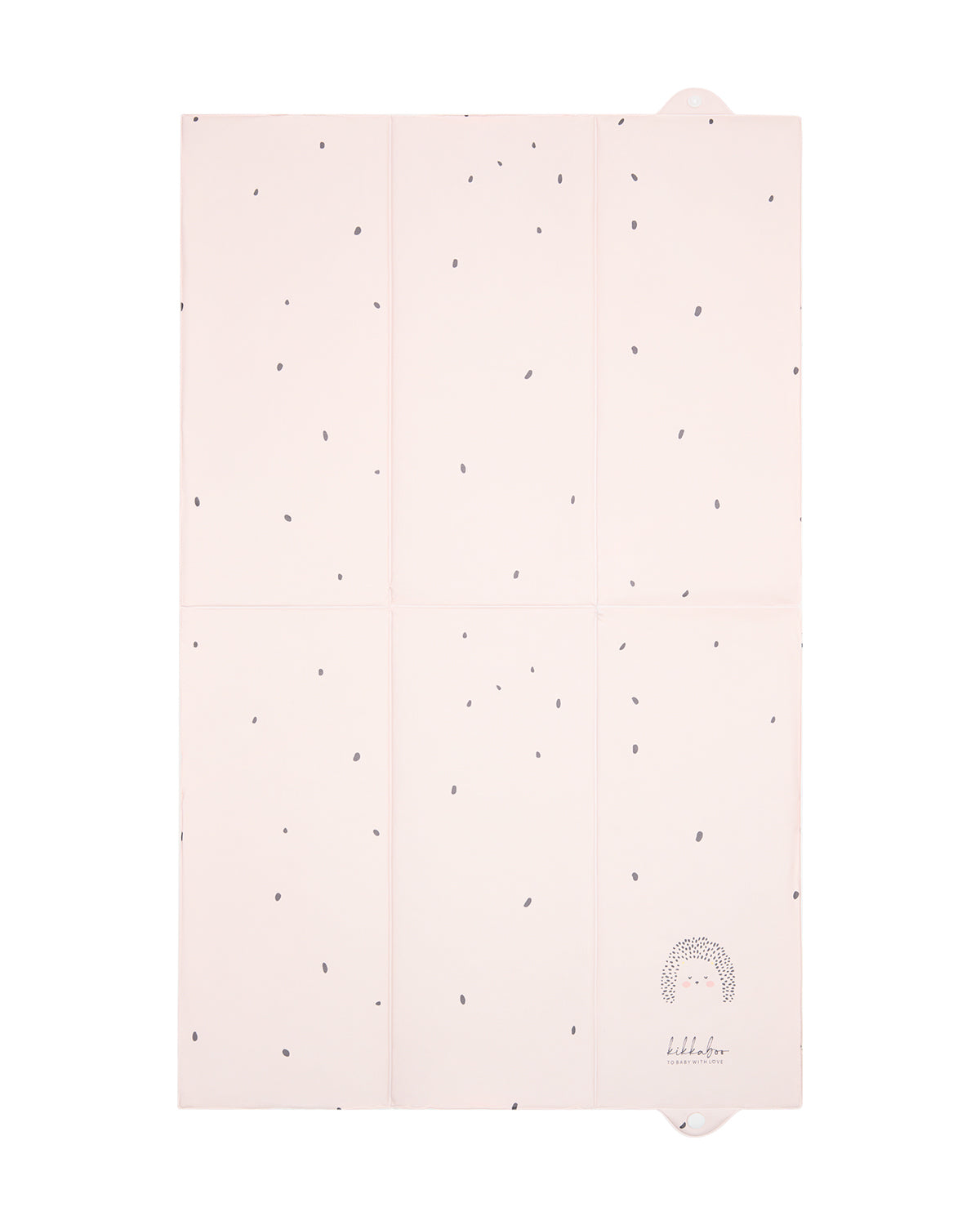 KikkaBoo Сгъваема PVC подложка за повиване 50x80 см Hedge-hugs