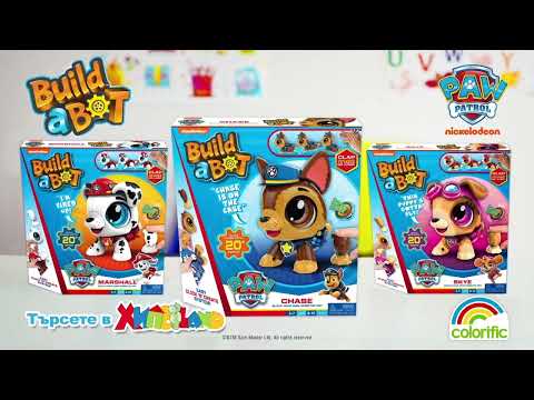 BUILD A BOT Paw Patrol Куче робот за сглобяване Чейс