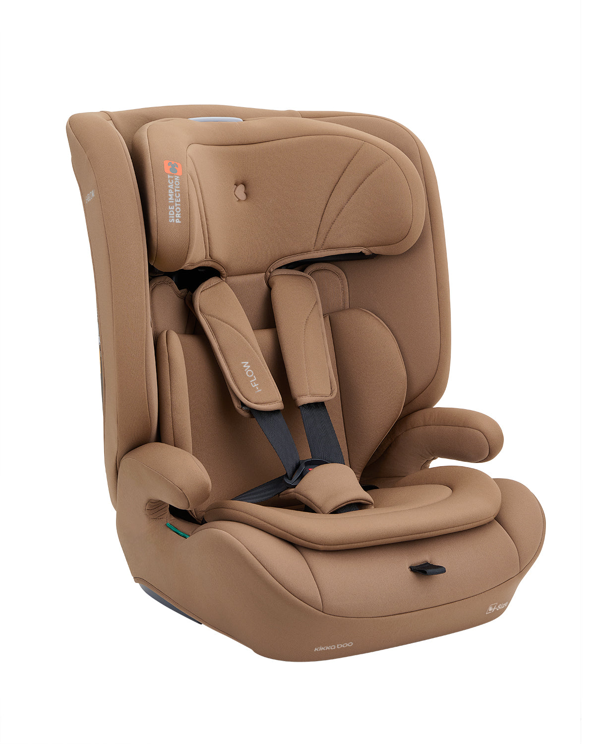 KikkaBoo Стол за кола 76-150 см i-Flow i-SIZE Mocha