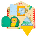 Moni Toys Дървена активна дъска с ключалки 3147