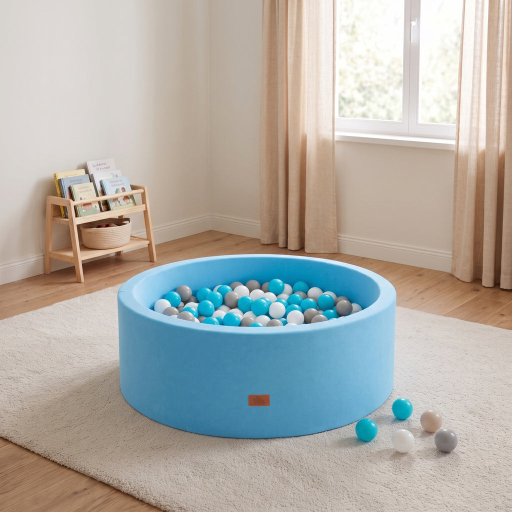 Moni Toys Басейн мек с 200 топки Blue
