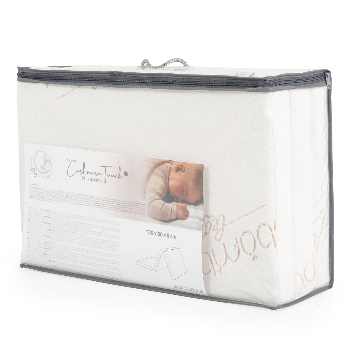 HUGZZZ Сгъваем матрак Cashmere touch 120/60/6