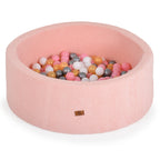 Moni Toys Мек басейн Boucle с 200 топки - Розов