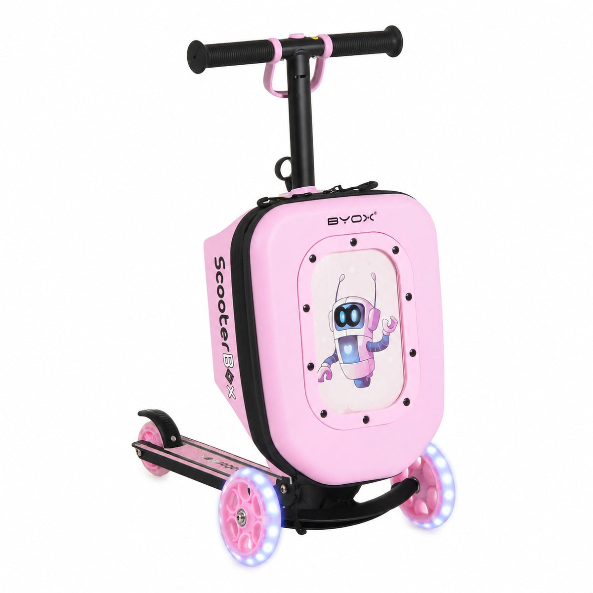 Byox Тротинетка 2in1 ScooterBox, Pink