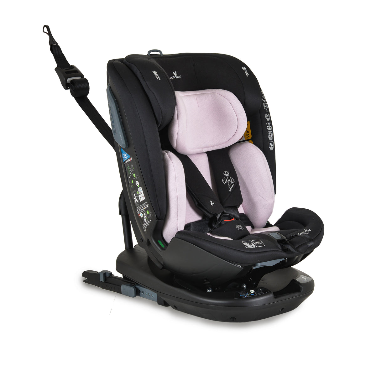 Cangaroo Стол за кола Gravity 40-150см - Розов