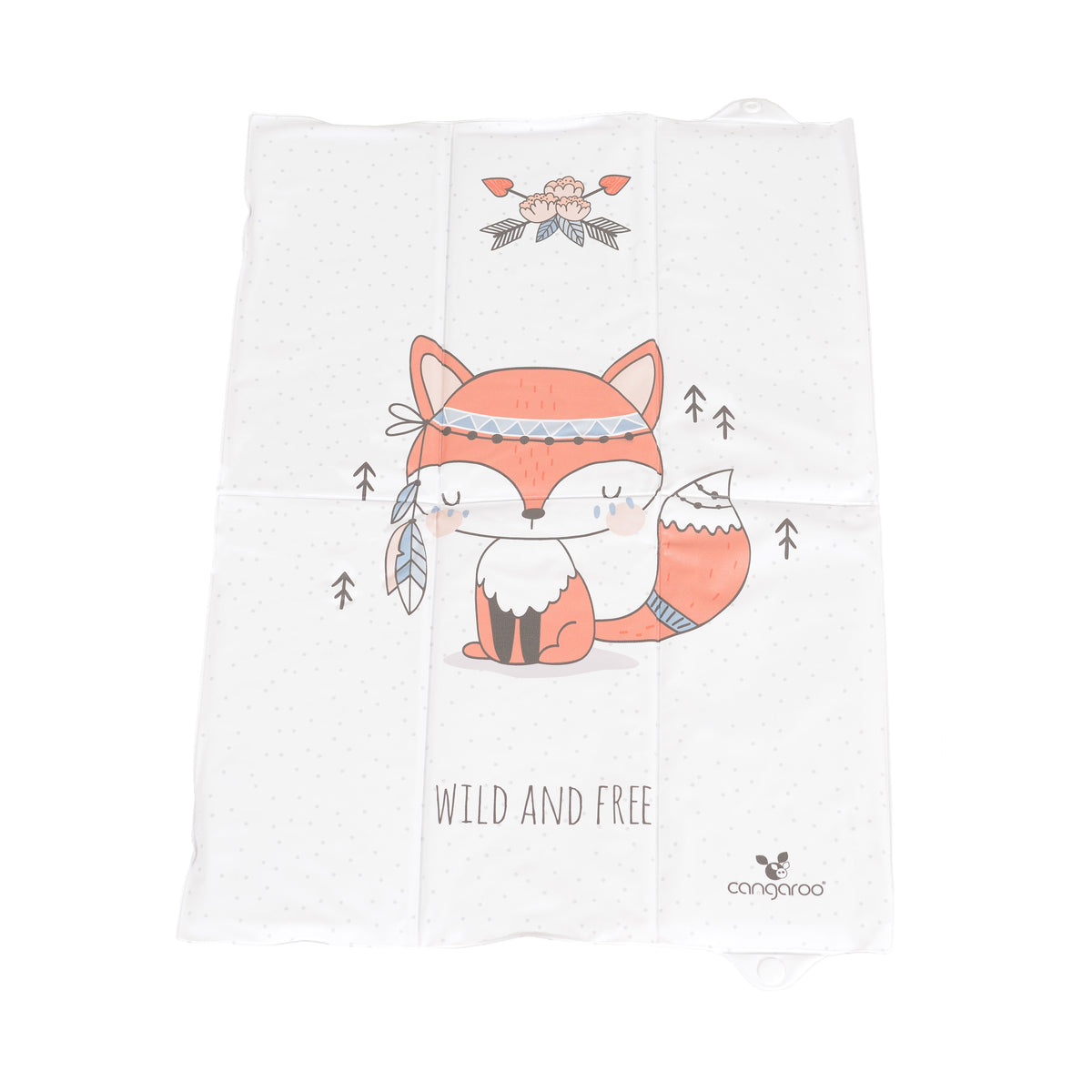 Cangaroo Сгъваема подложка за повиване Wild and free-Fox