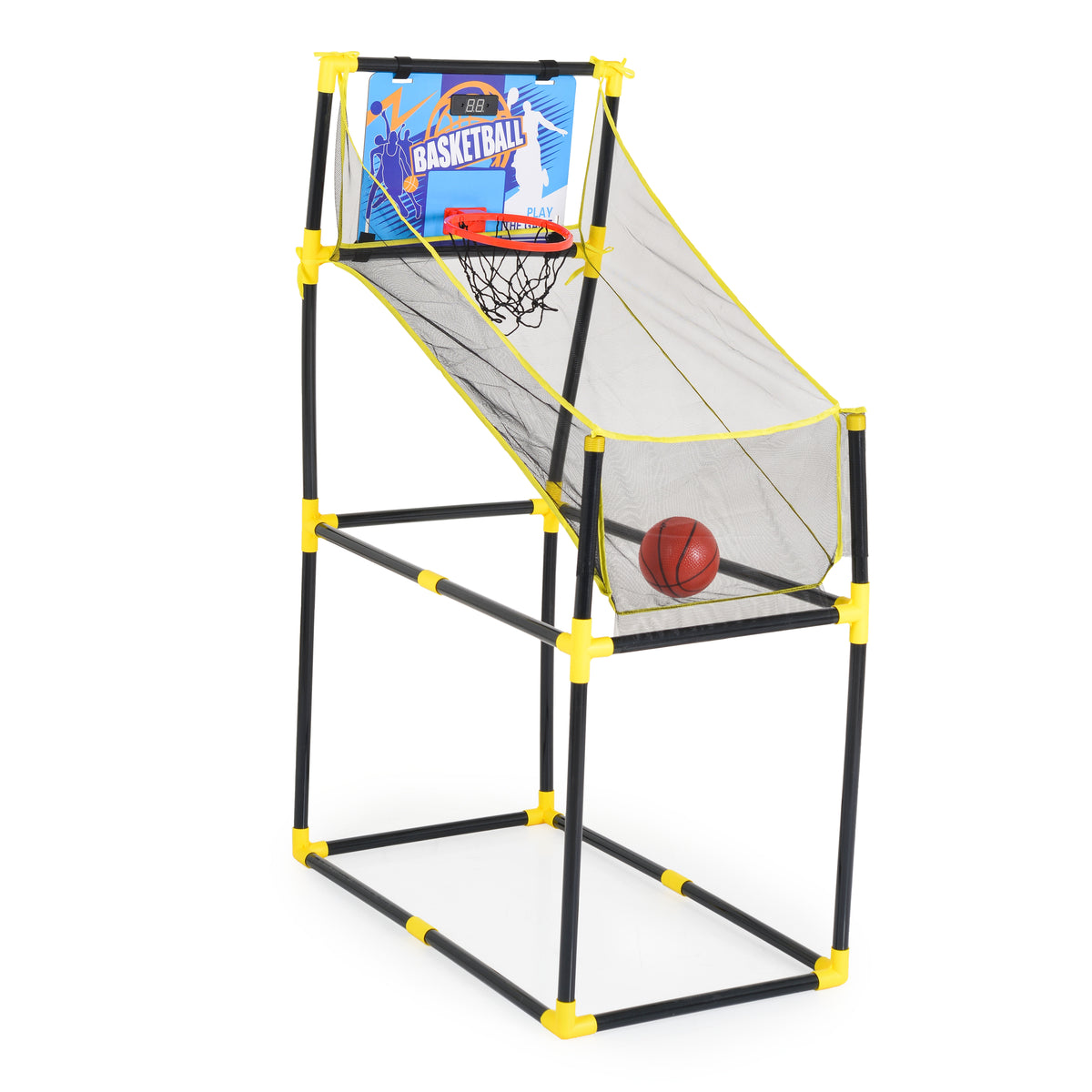 Moni Toys Баскетболен кош с мрежа и електронно табло J1352
