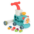 Moni Toys Играчка за прохождане 3в1 Happy Train mint