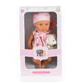 Moni Toys Кукла 30 cm Bear & Baby с рокля розова LS1255-7